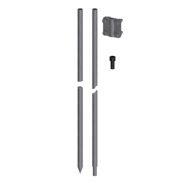 Комплект вертикального заземлителя безмуфтовый, 3 м, D16 мм DKC