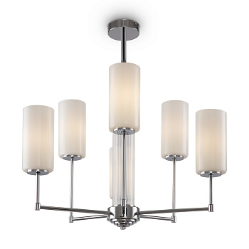 Люстра 6*E14 60Вт Хром IP20 Agnes FR5184PL-06CH Freya