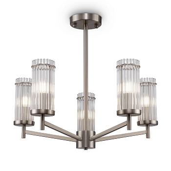 Люстра 5*E14 60Вт Никель IP20 Manisa FR5036PL-05N Freya