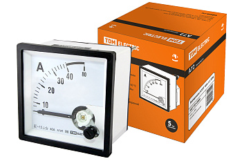 Амперметр А72П 40А-1,5 TDM