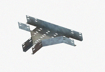Лоток тройниковый перфорированный ОТ 200х100 УТ1,5, оцинкованный лист S1,2