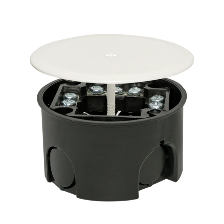 Коробка распределительная КМТ-010-021 для подштукатурного монтажа с клеммником и крышкой КМТ-010-021 (103х50) PROxima EKF