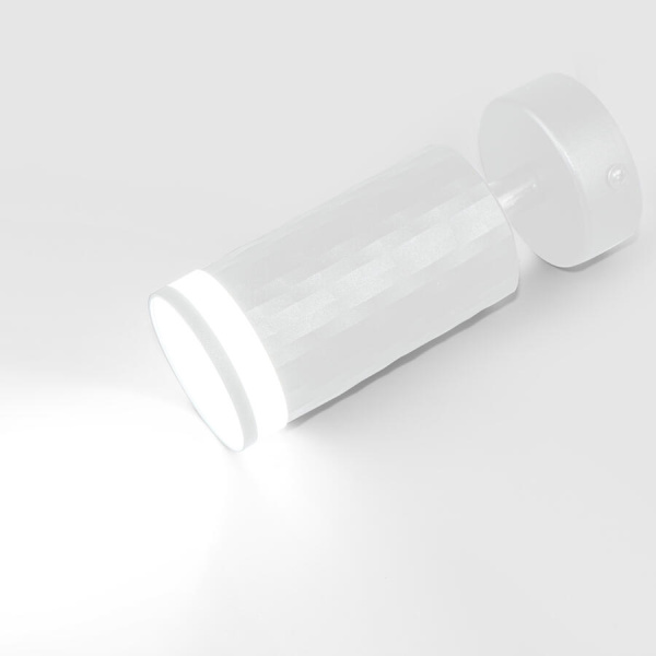 Спот на основании GWL-GU10-M-IP20 Одинарный Белый С боковым рассеивателем Кирпич General