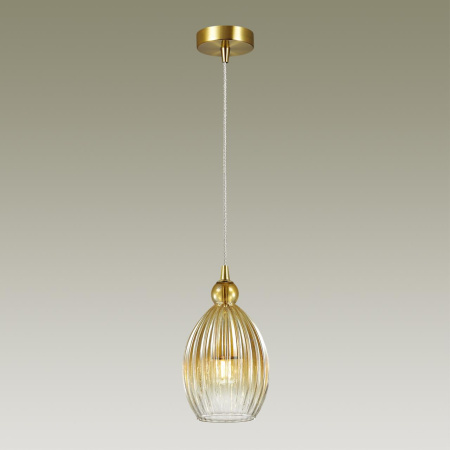 Подвес E27 60W 220V STORZO янтарный/бронзовый ODEON LIGHT