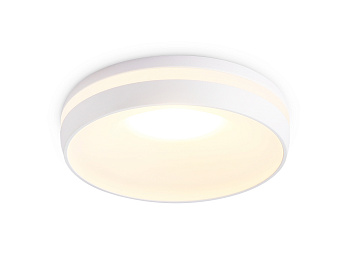 Встраиваемый точечный светильник MR16 с акрилом TN3321 SWH/FR белый песок/белый матовый D95*40 Ambrella Light