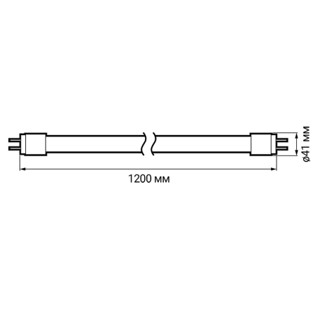 Лампа светодиодная LED 20/765 G13 220В JazzWay