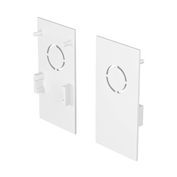 Заглушка торцевая 2шт Exility накладной белый Maytoni