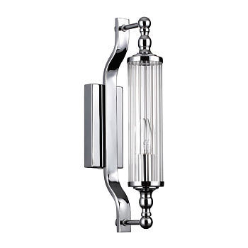 Настенный светильн.E14 1*40W IP44 TOLERO хром/прозрачный/стекло ODEON LIGHT