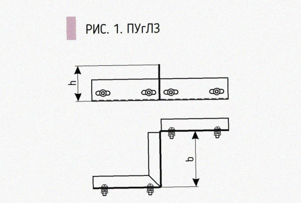 Соединитель-переходник замковый ПУгЛЗ 100х100 УТ1,5, оцинкованный лист S1,0