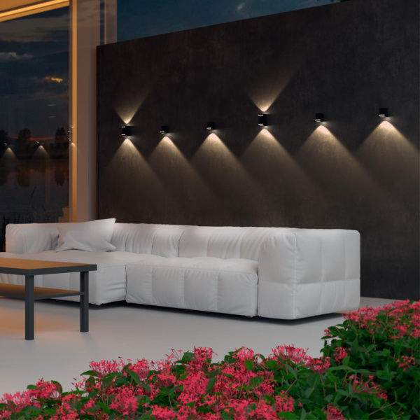 Св-к ландшафтный IP54 GU10 2*15W 220V LANDSCAPE черный NOVOTECH