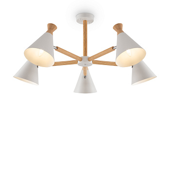 Люстра 5*E14 40Вт Белый IP20 Rise FR5169PL-05W Freya