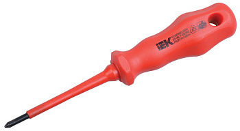 Отвертка крестовая PROFI Ph2х100мм 1000В IEK Отвертка крестовая PROFI Ph2х100мм 1000В IEK