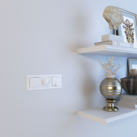 Hammer Рамка на 3 поста (белый) Werkel