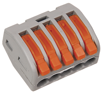 Строительно-монтажная клемма СМК 222-415 многоразовая (4шт/упак) IEK