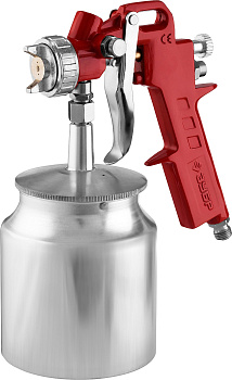 Краскопульт пневматический с верхним бачком MS 200-3, 1.2, 1.5, 1.8мм ЗУБР 