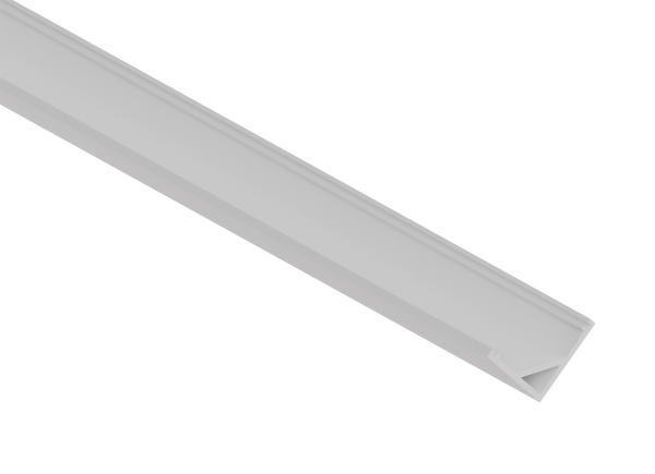 Donel Угловой алюминиевый профиль, 16х16х2000. Цвет: Белый матовый, RAL9003,Серия:DN8ALE