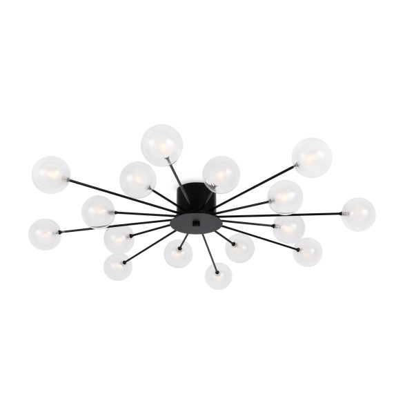 Потолочный светильник 16*G4 3Вт Черный IP20 Celebrity FR5242CL-16B1 Freya