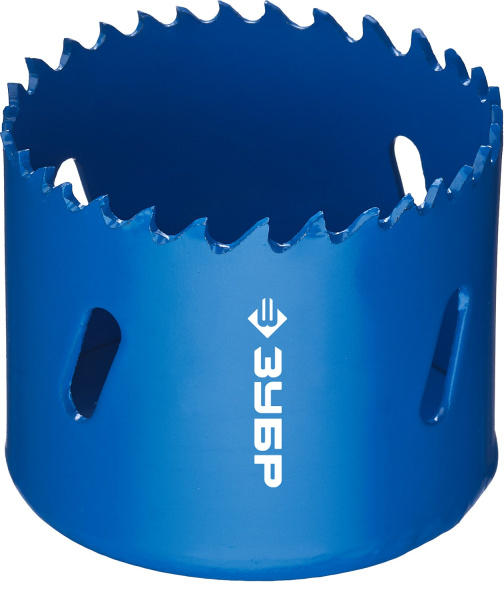 54мм, коронка биметаллическая, быстрорежущая сталь ЗУБР