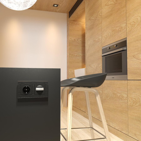 Датчик движения (черный) СУ IP20 Werkel