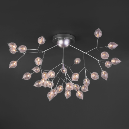 Потолочная люстра серебряного цвета 36*G4 3Вт серебряный IP20 Boccio (548 серебро) Bogate's