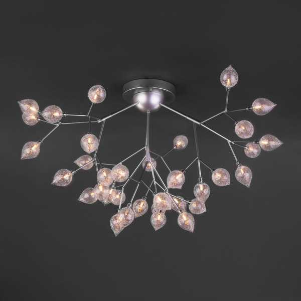 Потолочная люстра серебряного цвета 36*G4 3Вт серебряный IP20 Boccio (548 серебро) Bogate's