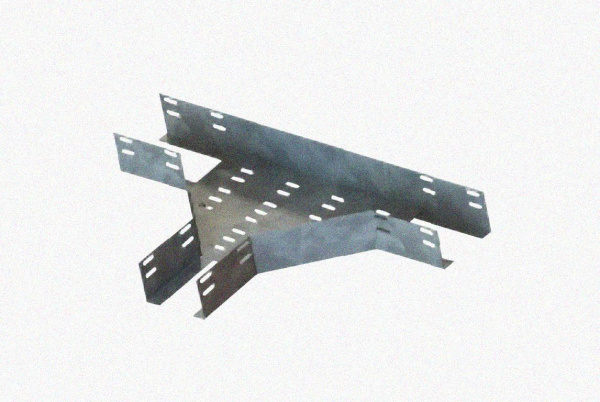 Лоток тройниковый перфорированный ОТ 100х65 УТ1,5, оцинкованный лист S0,8