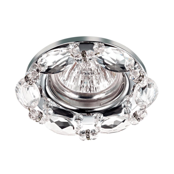 Встр.декор.св-к IP20 GX5.3 50W 12V VIK хром NOVOTECH