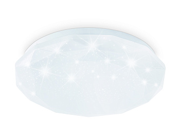 Потолочный светодиодный светильник FZ1018 WH белый 30W 6400K D380*55 (Без ПДУ) Ambrella Light