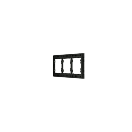 Рамка стеклянная Voltum S70 на 3 поста, (титан, стекло)