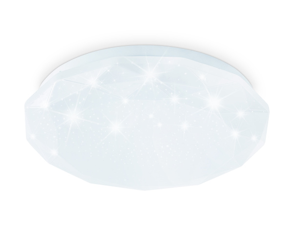 Потолочный светодиодный светильник FZ1018 WH белый 30W 6400K D380*55 (Без ПДУ) Ambrella Light