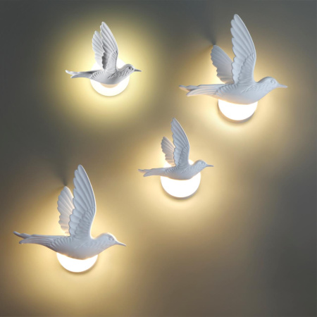 Настенный св-к IP20 LED 3W 122Лм 3000K COLOMBELLA белый гипс B ODEON LIGHT