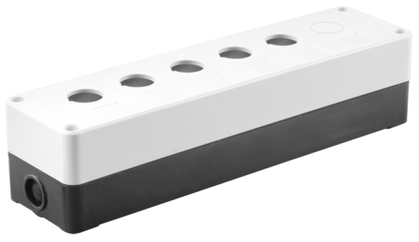 Корпус поста КП105(6) для кнопок управления 5(6) мест белый IEK