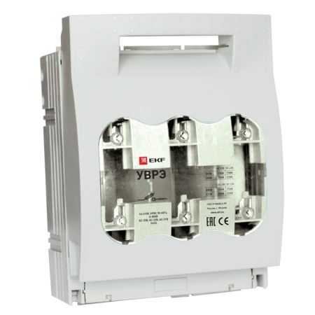 Выключатель-разъединитель УВРЭ 160А откидного типа под предохранители ППН (габ,00) PROxima EKF