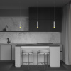Подвесной светильник 1*GU10 12Вт Белый с Золотом IP20 Pendant P044PL-01-40GU10-W Technical Maytoni