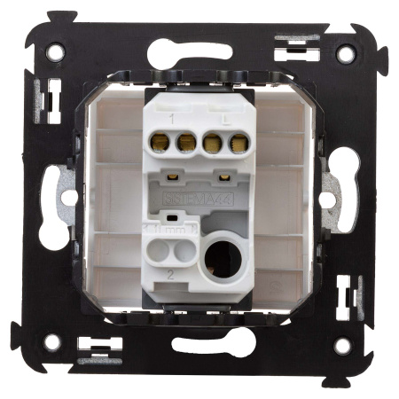 Выключатель одноклавишный в стену, "Avanti", "Белое облако" DKC