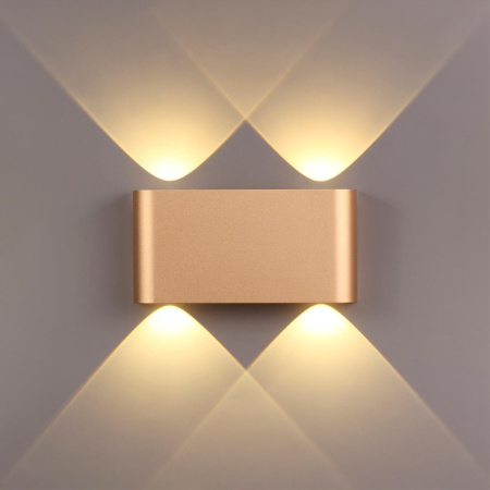 Настенный св-к LED 3000K 4W 220V MAGNUM золотистый/металл ODEON LIGHT