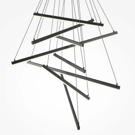 Подвесной светильник LED 90Вт Черный IP20 Line MOD016PL-L96BK Maytoni