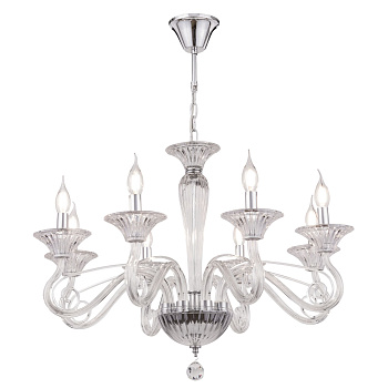 Люстра 8*E14 40Вт Прозрачный IP20 Acqua DIA010PL-08TR Maytoni