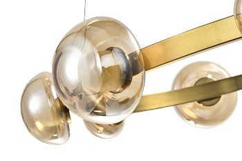 Люстра FRITTO ZRS.1215.09 36Вт 4000K IP20 Гальваническая Латунь Zortes