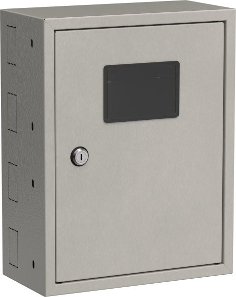 Ящик учетно-распределительный ЯУР-380-300 с двумя DIN-рейками (385х300х150мм) УХЛ3 IP31 IEK