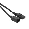 Кабель питания TERACOM для PDU IEC 60320 C13 - IEC 60320 C14 сечение 3x1,5мм2 250В 10A длина 2,0 метра EKF