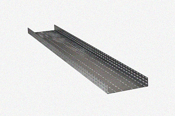 Лоток глухой ЛМГ 500х80х3000 УХЛ1, оцинкованный лист S1,5