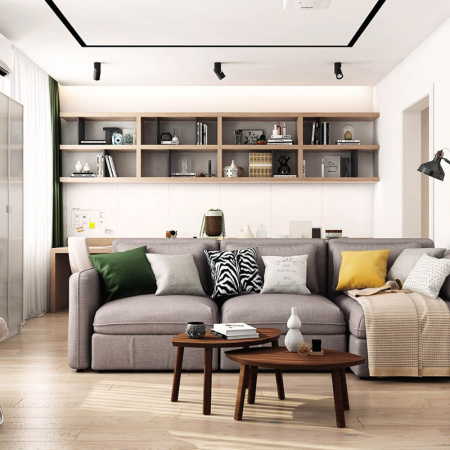 СНЯТ Светодиодный светильник Feron AL517 накладной 10W 4000K черный наклонный