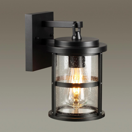 Ландшафтный настен.св-к E27 1*60W IP44 MAGUS черный/стекло ODEON LIGHT