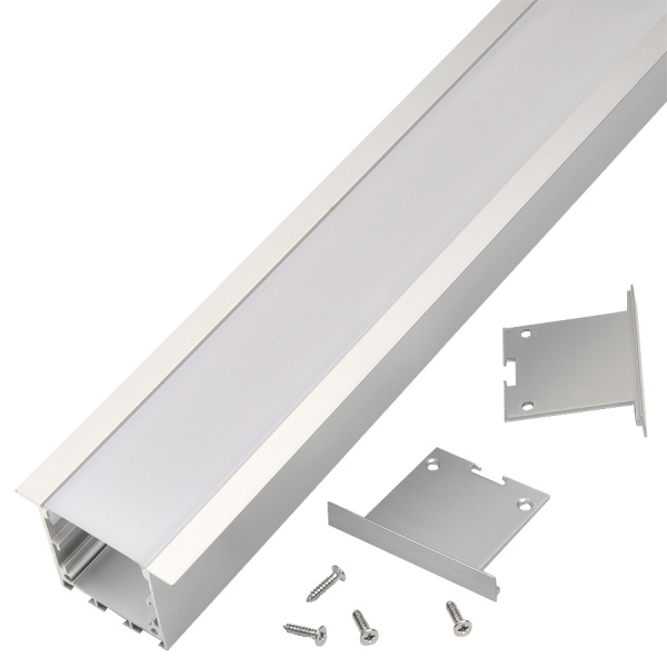 Профиль GAL-GLS-2000-35-51 (2м профиль+2м рассеиватель+ 2 заглушки+4 скобы с шурупами) General