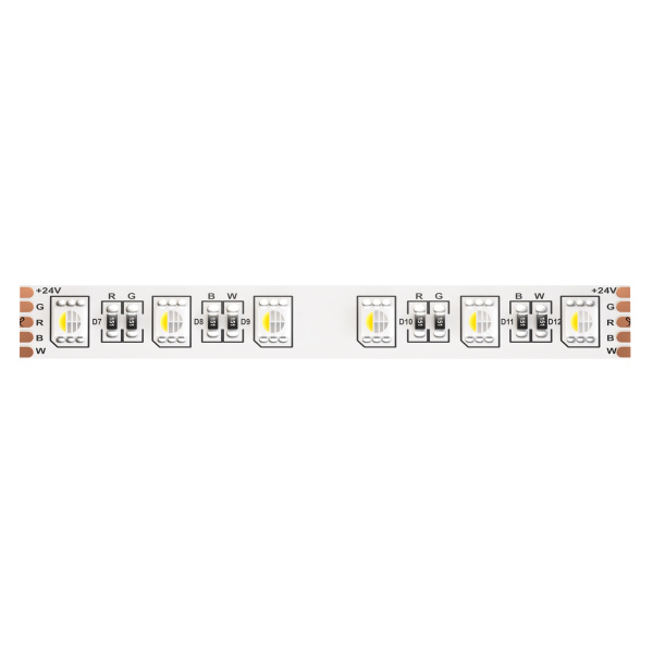 Лента светодиодная 24В 5050 19,2Вт/м 60LED/м RGBW 6000K 5м IP20 Technical Maytoni