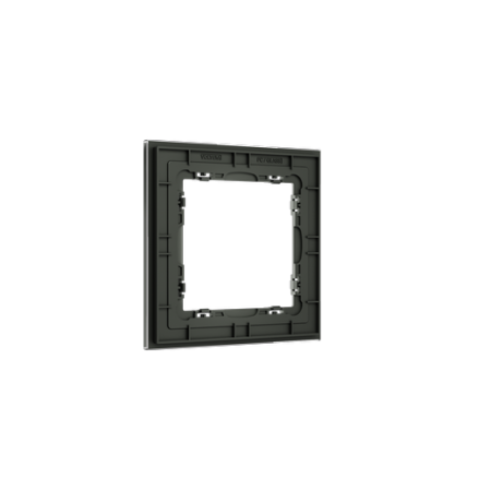 Рамка стеклянная Voltum S70 на 1 пост, (титан, стекло)