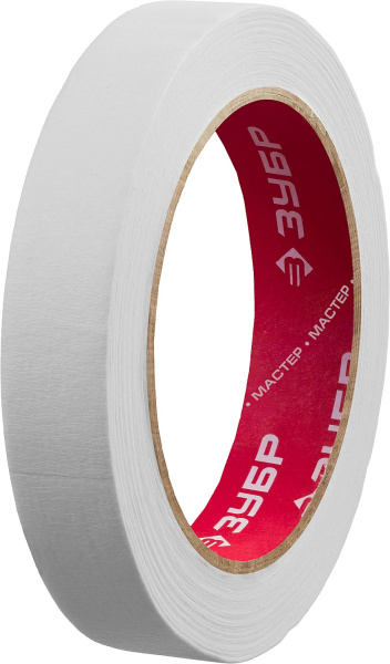 Малярный скотч 19мм х 50м, креповый ЗУБР