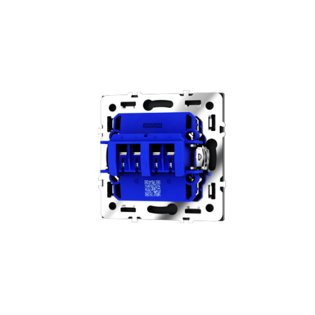 Розетка акустическая встраиваемая Voltum S70 4-местная, (графит)