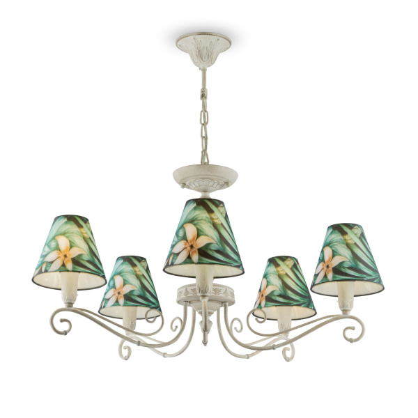 Люстра 5*E14 40Вт Серый антик IP20 Provence 12 E4-05-G-LMP-O-12 Maytoni